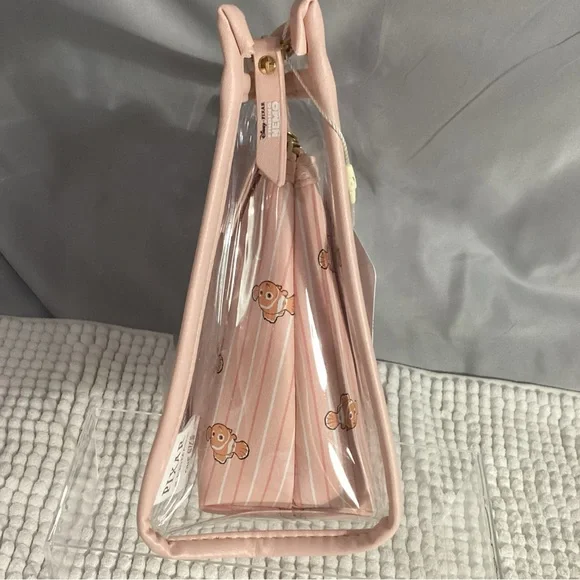 Primark Disney Pixar Finding Nemo Lucky Fin 2 Piece Cosmetic Accessory Bag Set - Picture 5 of 7